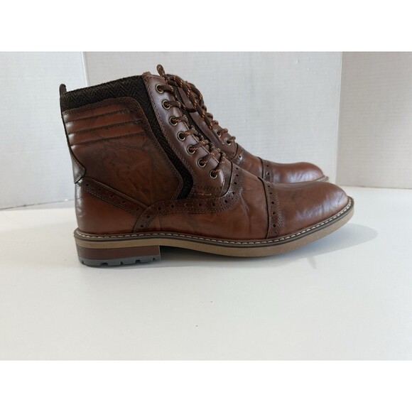 Arkbird Mens Chelsea Boots, Stylish and Comfort Leather Chukka Boots Zipper 10.5 main image 7